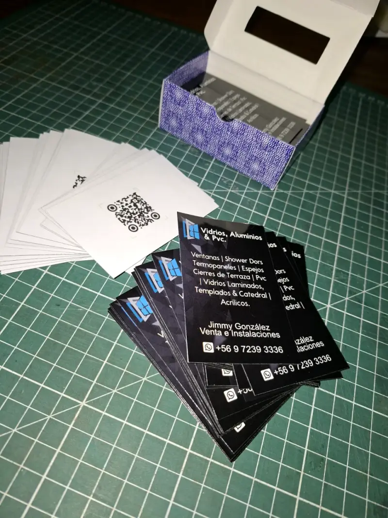 Tarjetas de presentación Vidrios, Aluminios & PVC - 5