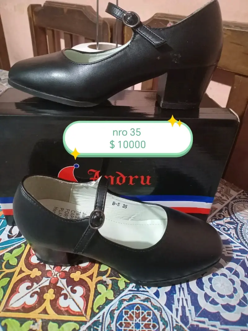 Zapatos de baile negro Andru talla 35 - 1