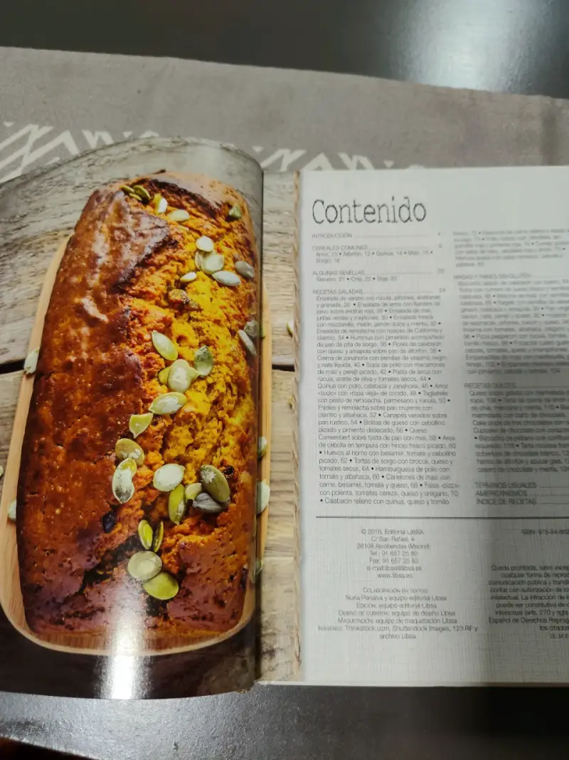 Libro Cocina Sin Gluten de Nuria Penalva - 3