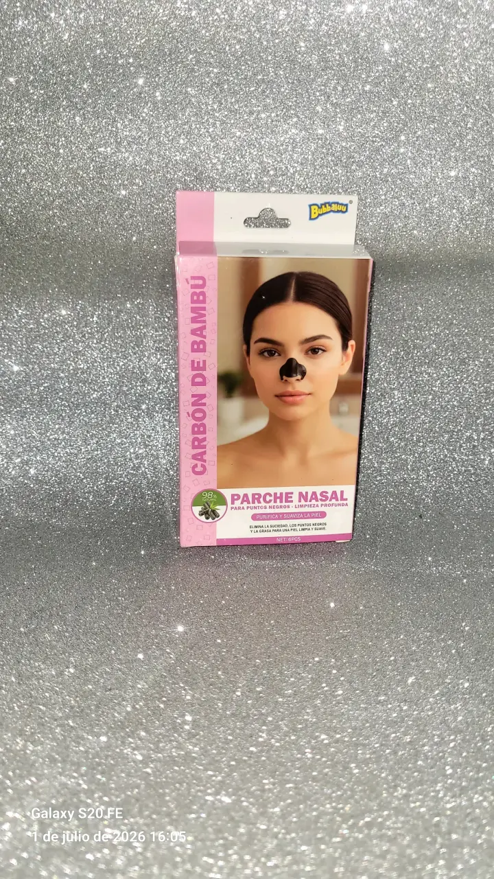 Parche nasal de carbón de bambú Bubbluu