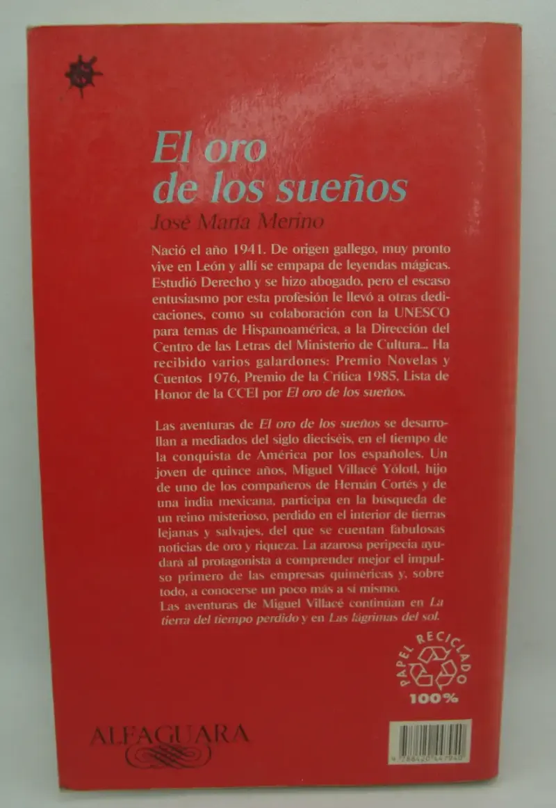 Libro 'El oro de los sueños' de José María Merino - 2