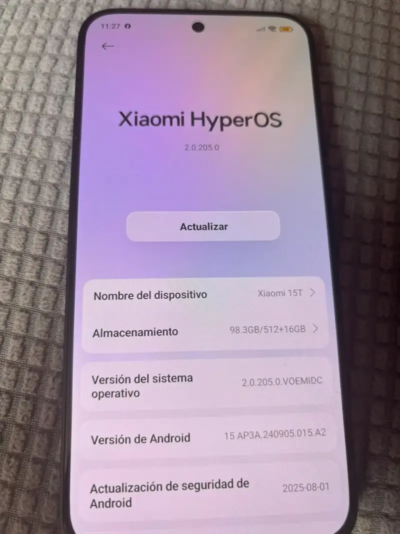 Smartphone Xiaomi 15T con 512GB de almacenamiento - 1
