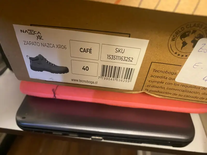 Zapatos de seguridad Nazca XR06 café talla 40 - 3