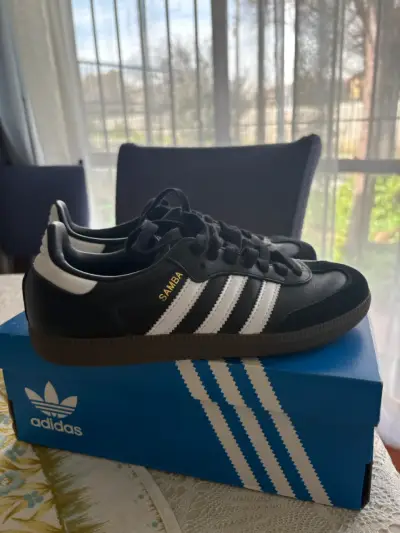 Zapatillas Adidas Samba negras clásicas - miniatura 1