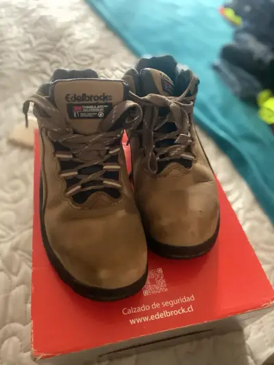 Botas de seguridad Protex Edelbrock color café - miniatura 3