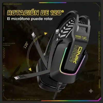 audifonos gamer con microfono Onikuma X13 RGB - miniatura 5