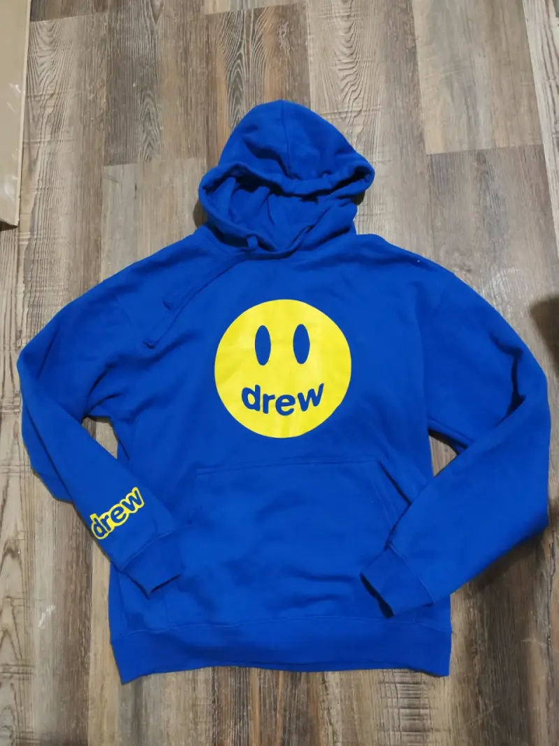 Polerón azul Drew con logo sonriente - 2
