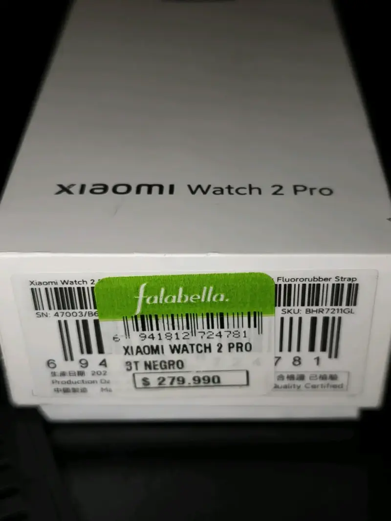 Reloj Inteligente Xiaomi Watch 2 Pro Negro - 3