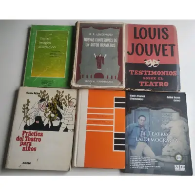 Lote de libros sobre teatro y dramaturgia - miniatura 1