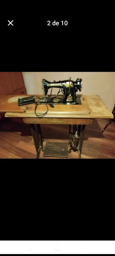 Máquina de Coser Antigua forever con Pedal - miniatura 2