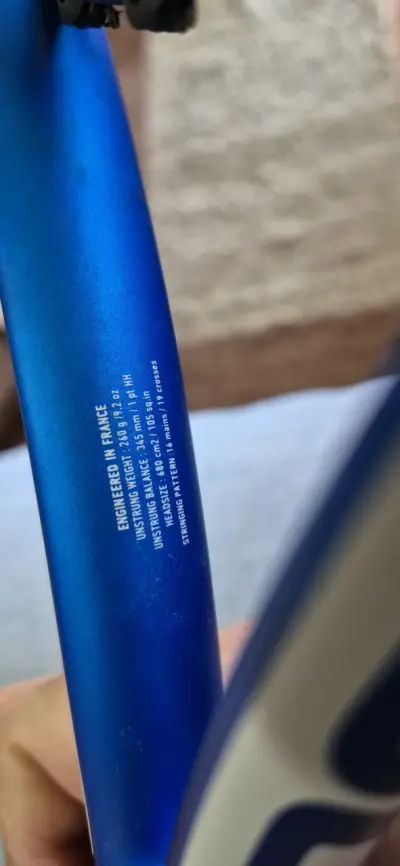Raqueta de tenis Babolat azul con funda - miniatura 2