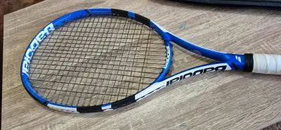 Raqueta de tenis Babolat azul con funda - miniatura 4