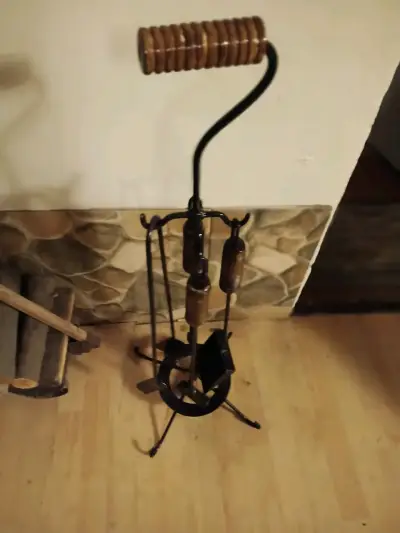 Juego de herramientas para chimenea de hierro forjado - miniatura 2