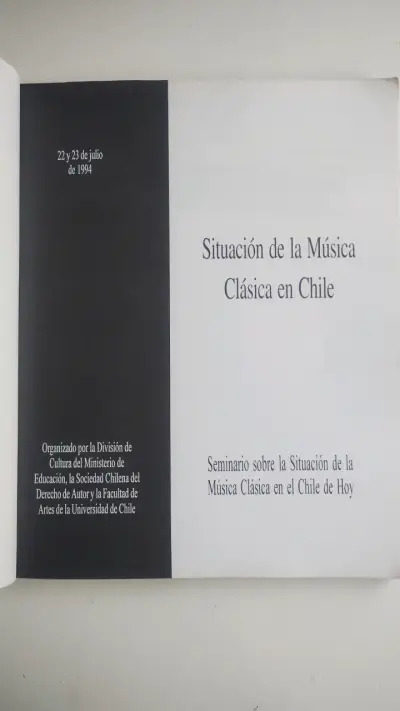 Libro Situación de la Música Clásica en Chile - miniatura 2