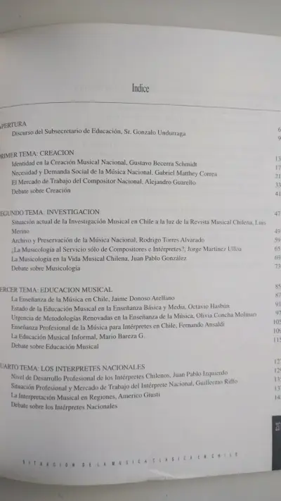 Libro Situación de la Música Clásica en Chile - miniatura 3