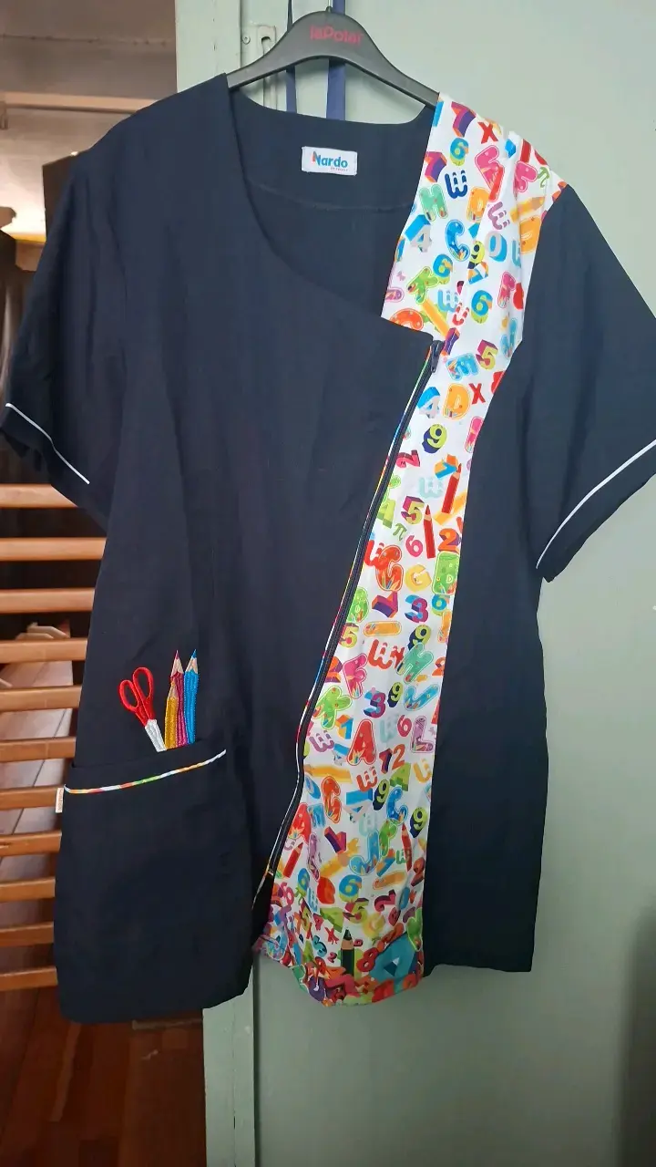 Delantal educativo con diseño de números - 1