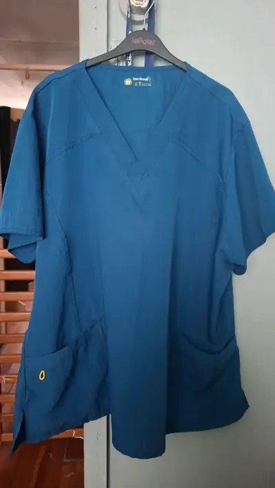 Blusa médica azul talla 3XL - miniatura 1