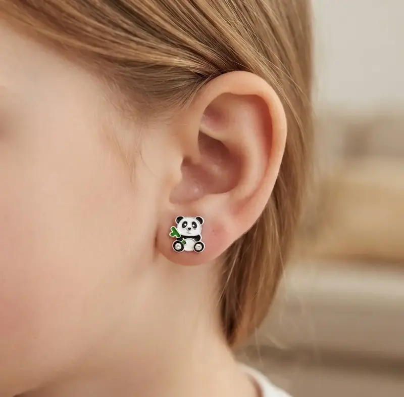 Aros de panda para niños con diseño divertido - 1