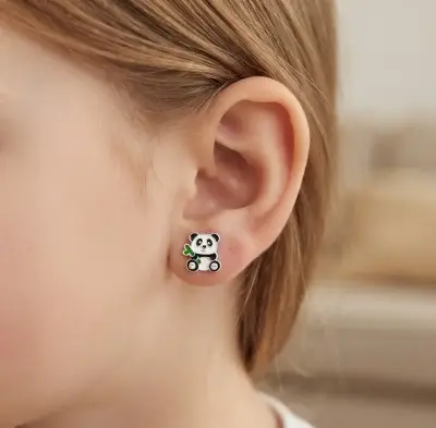 Aros de panda para niños con diseño divertido - miniatura 1