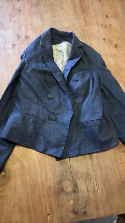 Blazer azul oscuro para mujer - miniatura 1