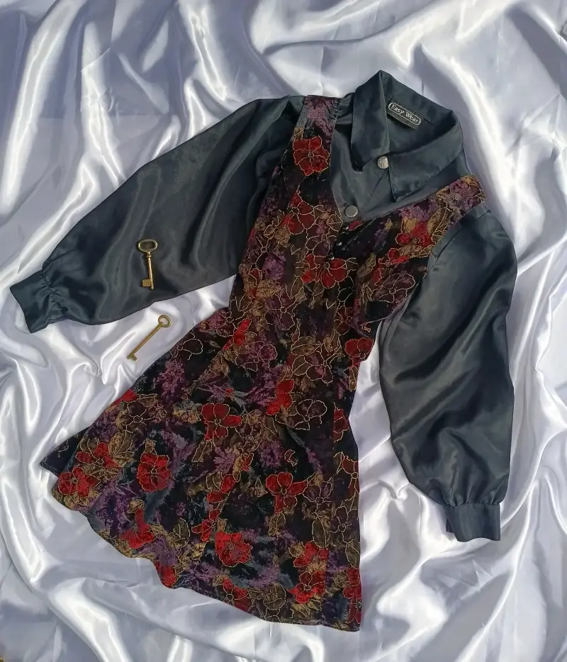 Vestido vintage floral - 2