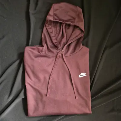 Polerón con capucha Nike burdeos Unisex - miniatura 1