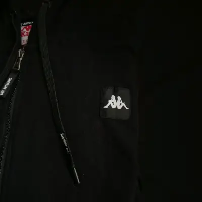 Polerón con capucha negro Kappa talla XL - miniatura 2