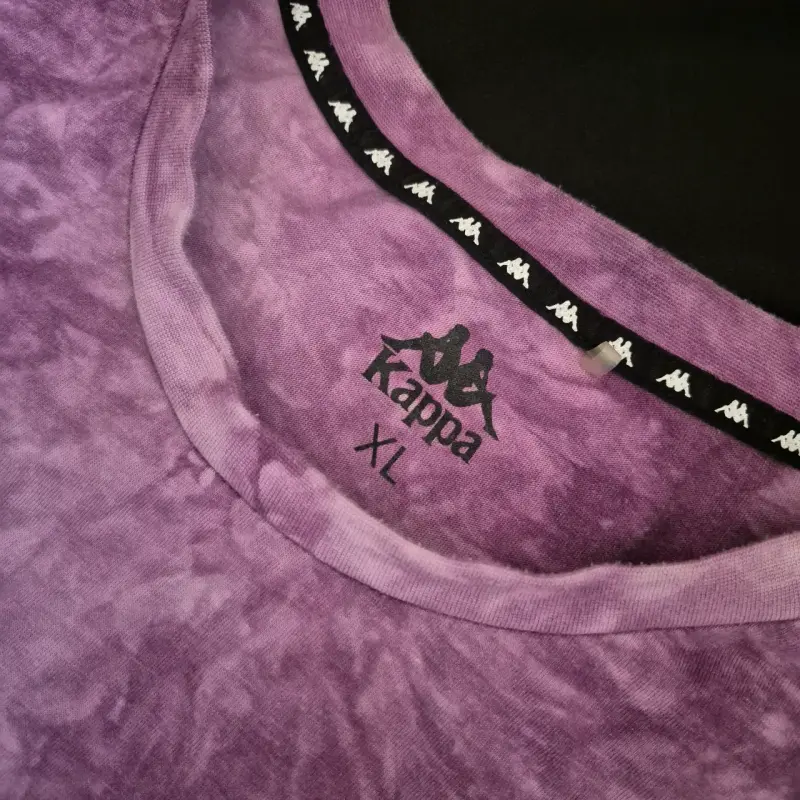 Polera Kappa morada tie-dye unisex - 2