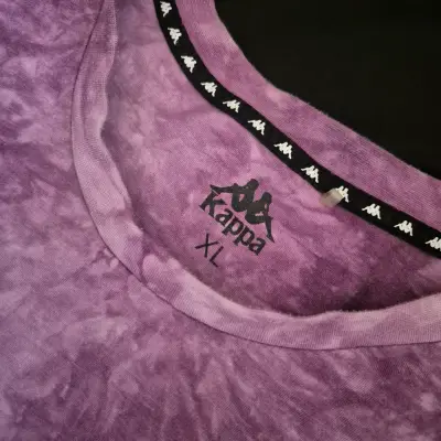 Polera Kappa morada tie-dye unisex - miniatura 2