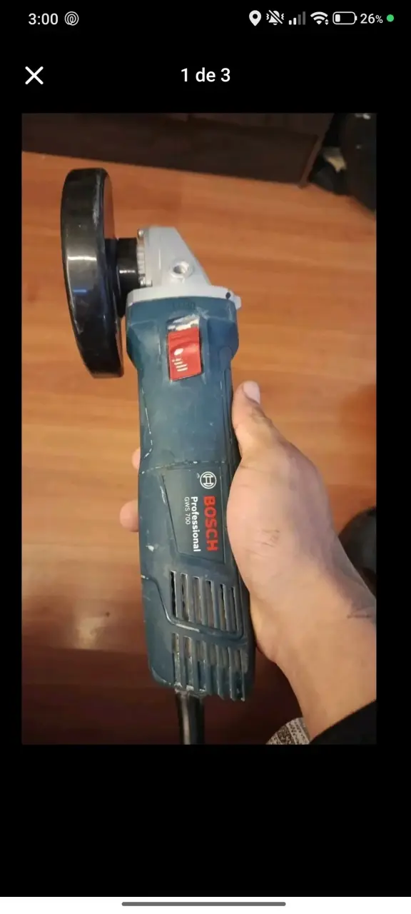 Esmeril angular Bosch Professional usado - 3