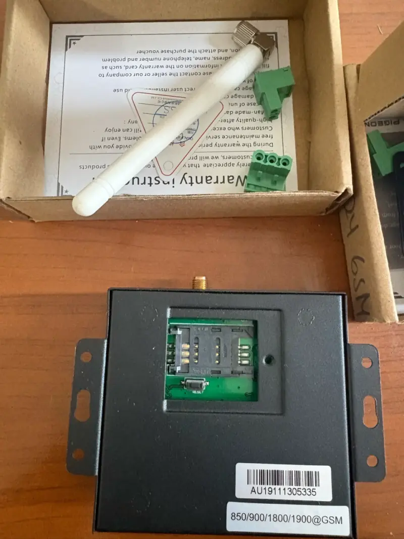 GSM RTU5024 para apertura de portón - 3