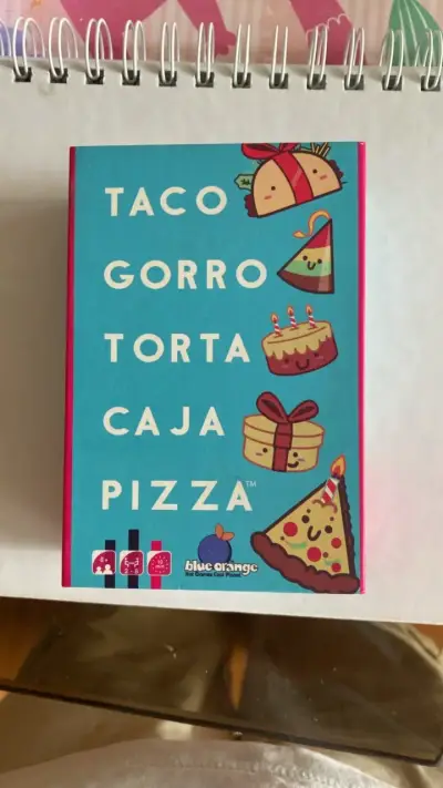 Juego de cartas Taco Gorro Torta Caja Pizza - miniatura 1