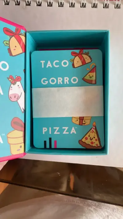 Juego de cartas Taco Gorro Torta Caja Pizza - miniatura 2