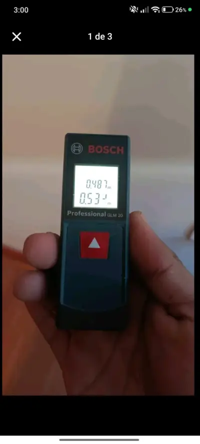 Medidor Láser Bosch GLM 20 Profesional - miniatura 1