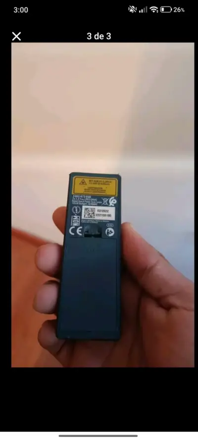 Medidor Láser Bosch GLM 20 Profesional - miniatura 3
