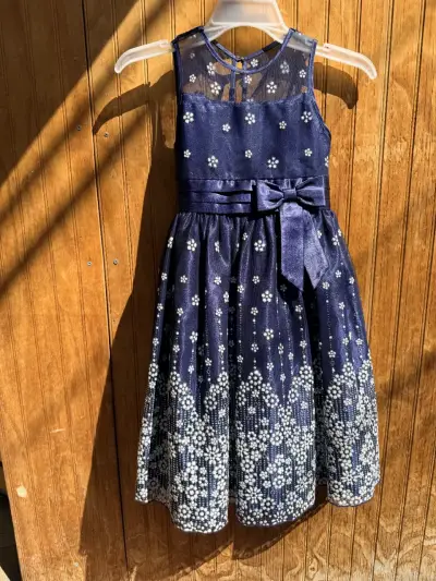 Vestido fiesta niña talla 10 - miniatura 2