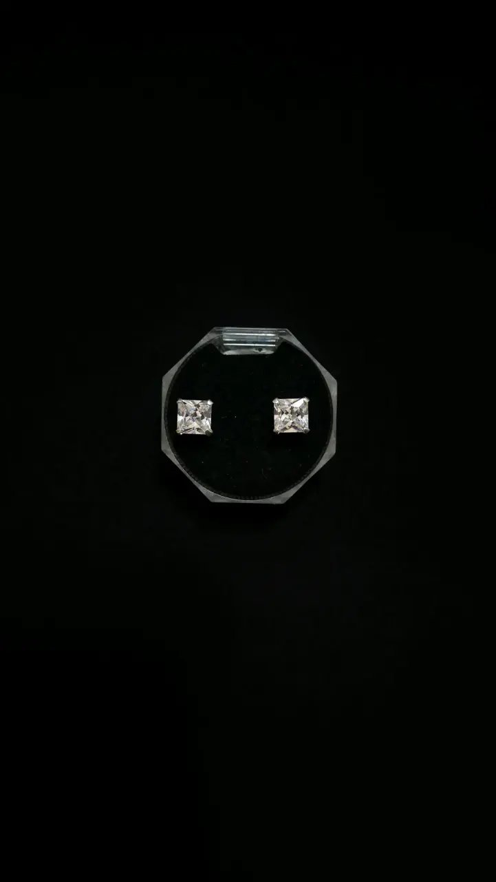 Aros de Plata con Zirconia Cúbica - 1