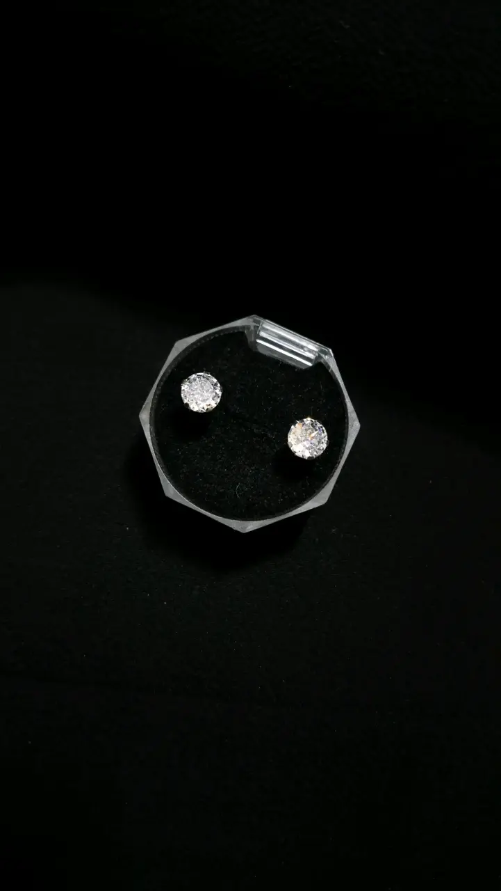 Aros de Plata Italiana 925 en estuche elegante - 1