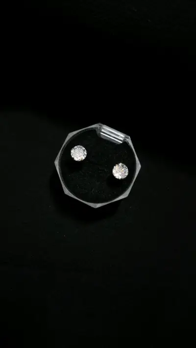 Aros de Plata Italiana 925 en estuche elegante - miniatura 1