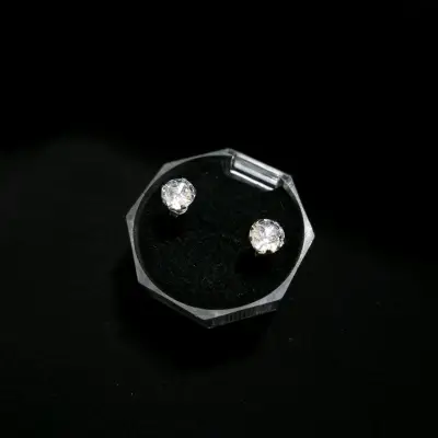 Aros de Plata Italiana 925 en estuche elegante - miniatura 4