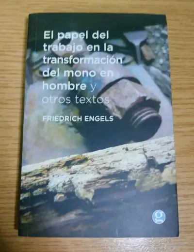 Libro 'El papel del trabajo en la transformación del mono en hombre' de Friedrich Engels - miniatura 1
