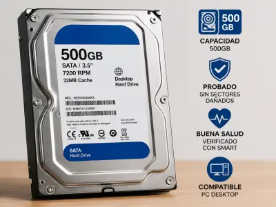 Disco Duro Interno 500GB SATA 3.5'' 5400 RPM - miniatura 1
