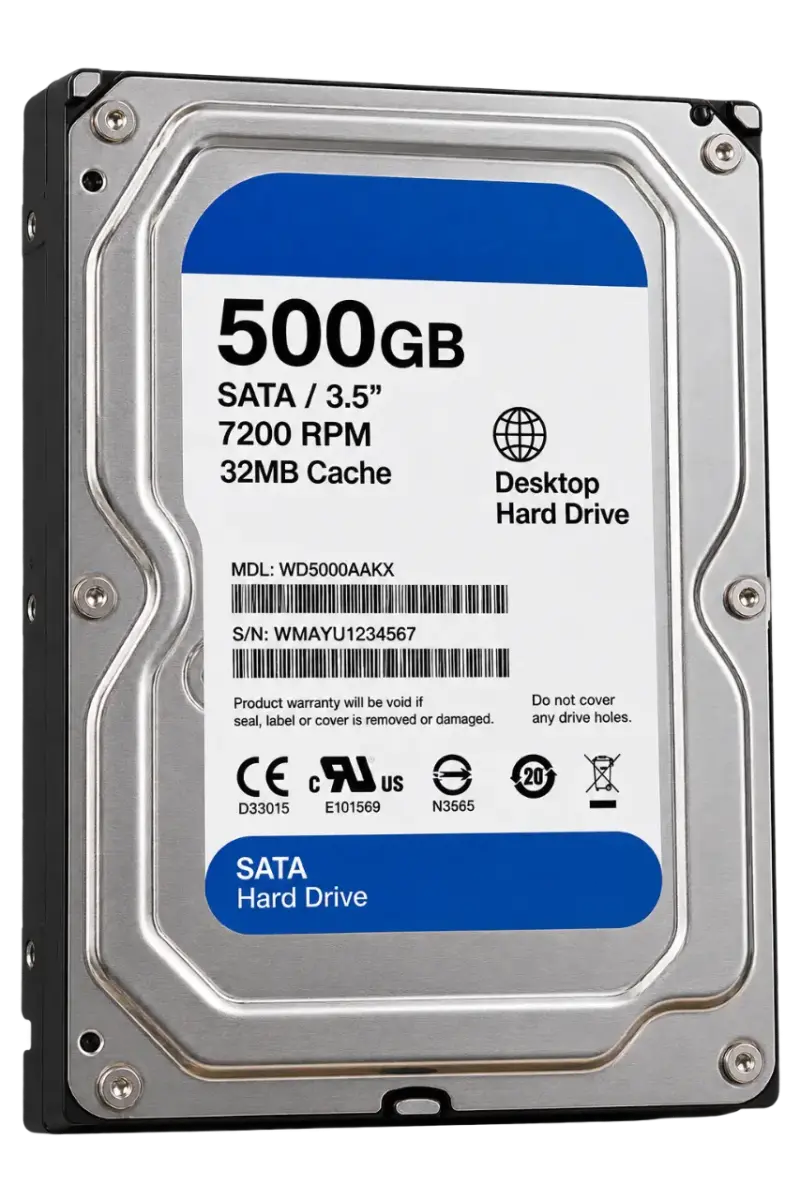 Disco Duro Interno 500GB SATA 3.5'' 5400 RPM - 3