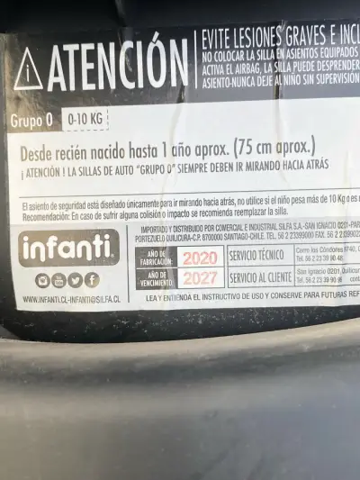 Silla de Auto Infanti Grupo 0 para Bebés - miniatura 2
