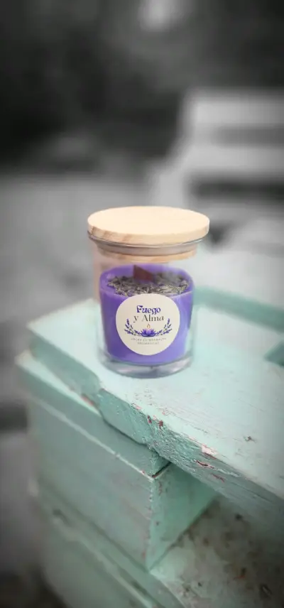 Velas aromáticas Fuego y Alma en frascos de vidrio - miniatura 2