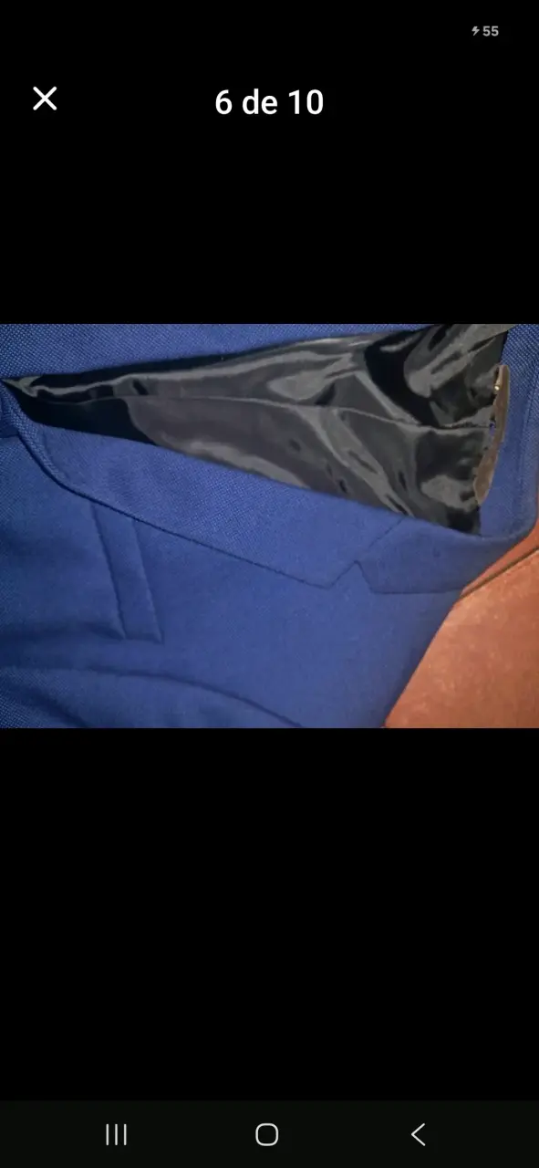 Traje azul Hombre Marca Zara T42 SlimFit - 4