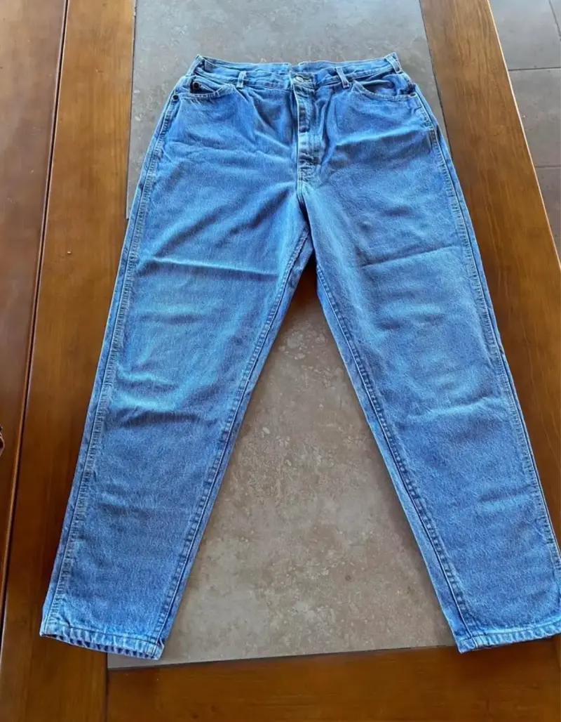 Jeans de mezclilla azul para mujer - 1
