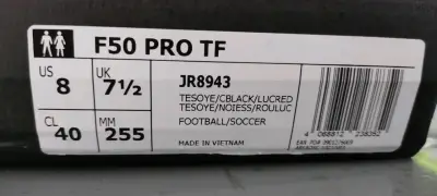 Zapatillas de Fútbol Adidas F50 Pro TF Amarillas - miniatura 1