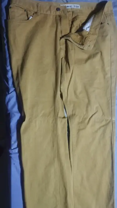 Pantalones marrones de hombre talla 52 - miniatura 1