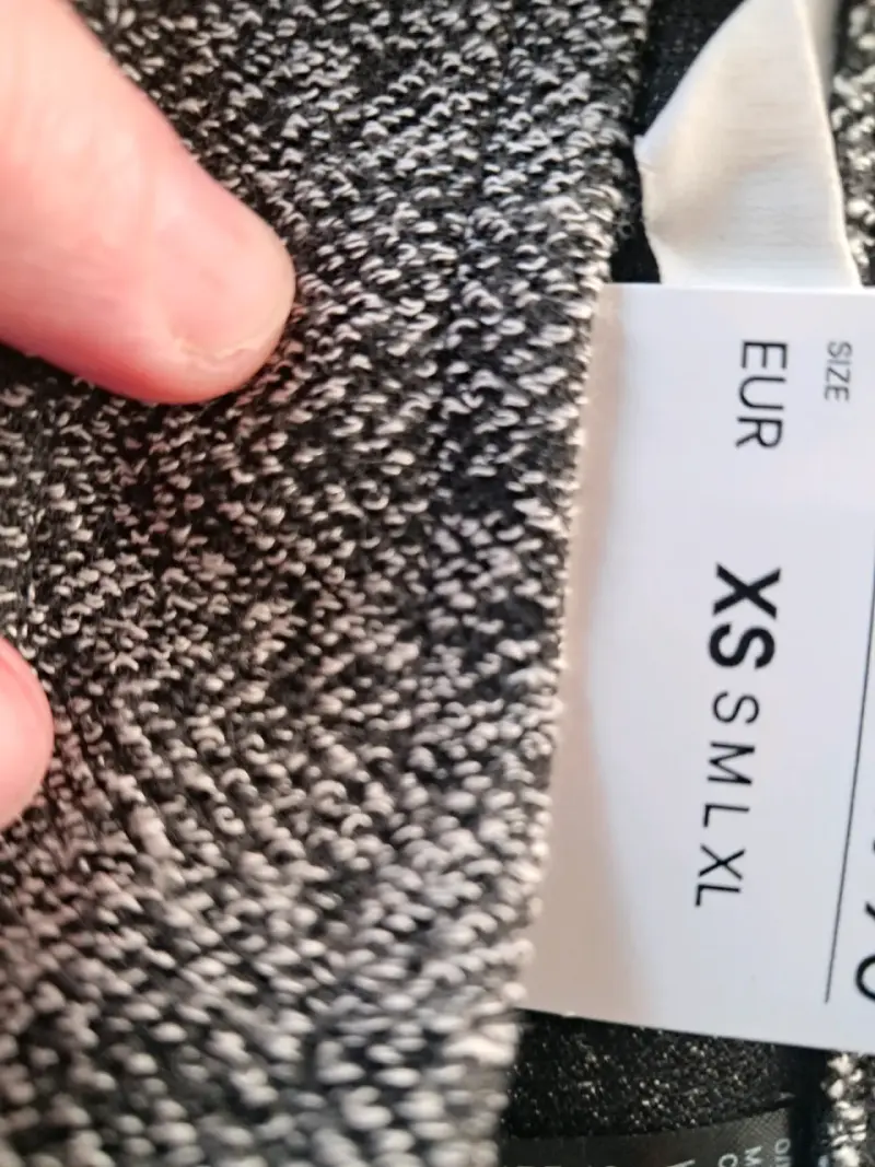 Pantalones de lana gris para mujer talla XS - 4